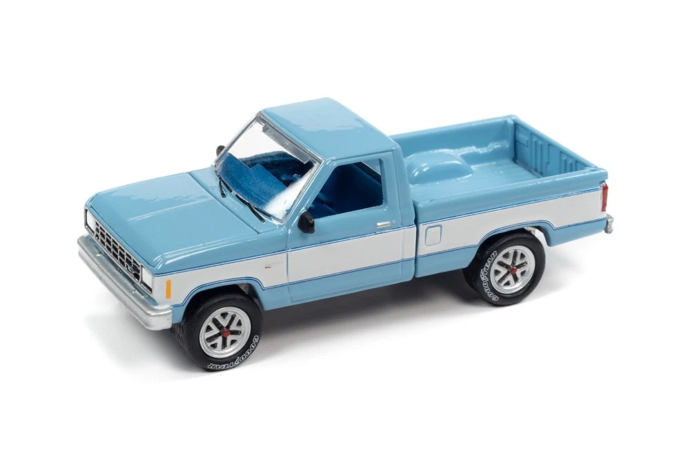 1984 Ford Ranger XL, Light Blue - Johnny Lightning JLSP224/24A - 1/64 ...