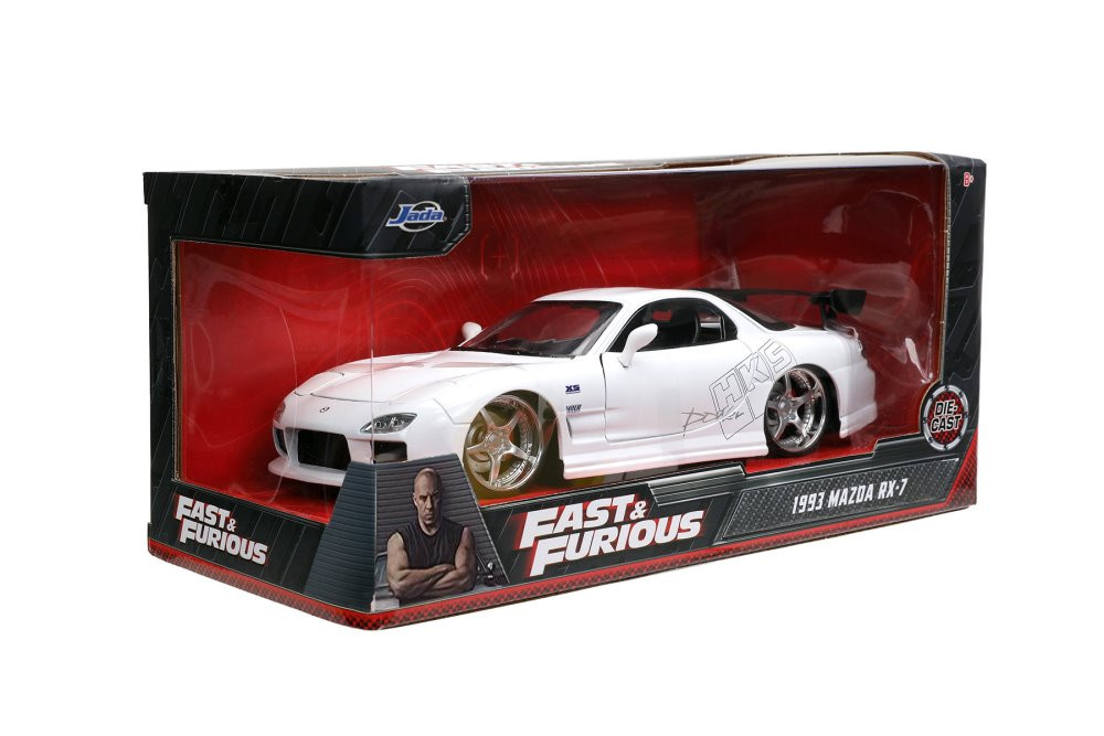 1993 Mazda RX-7, Fast & Furious - Jada Toys 32607/4 - 1/24 scale Diecast Model Toy Car