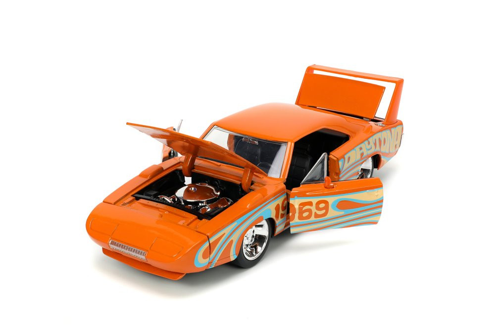 1969 Dodge Charger Daytona, Orange - Jada Toys 31389 - 1/24