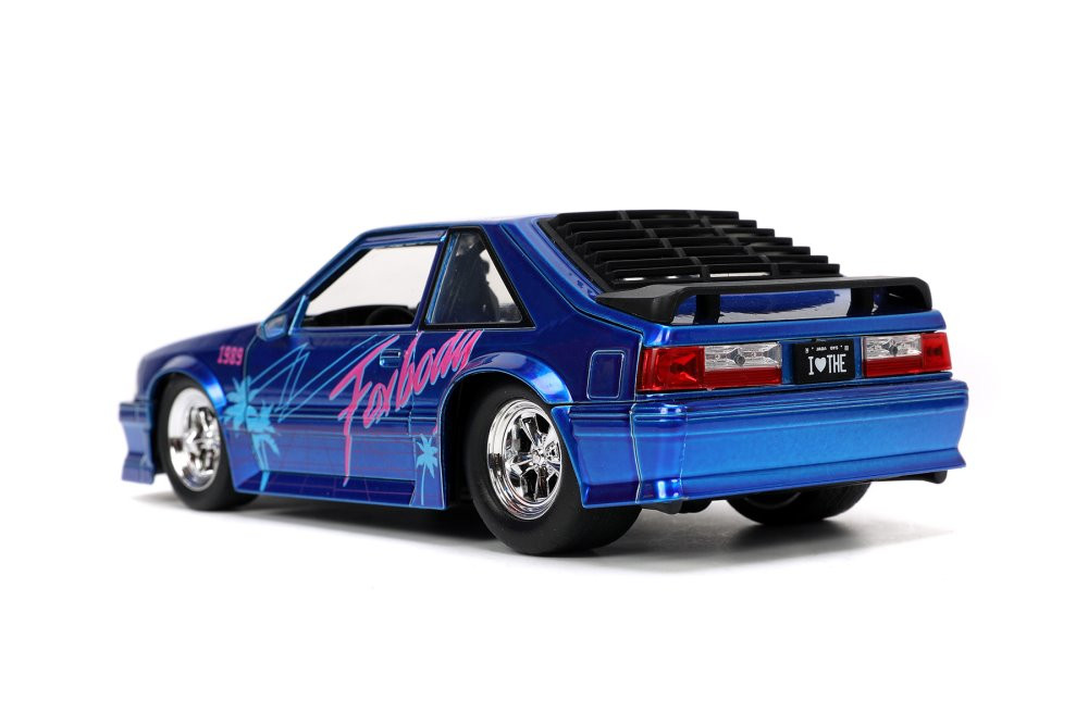 1989 Ford Mustang GT, Candy Blue - Jada Toys 31379 - 1/24 scale 