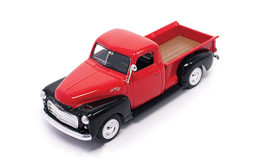 1950 GMC Pickup Truck, Red and Black - Lucky Road Signature 94255R - 1/43 scale Diecast Car