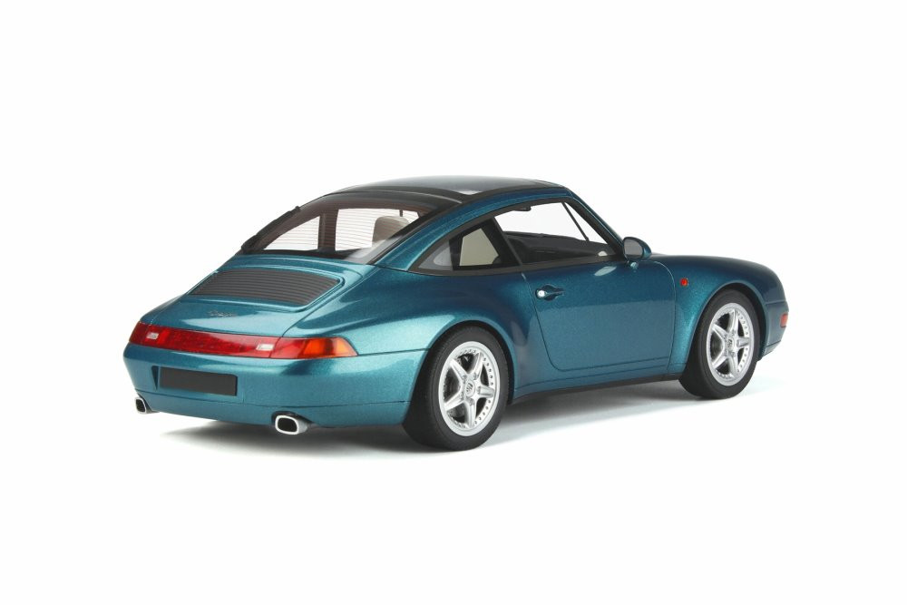 1995 Porsche 911 (993) Targa Hardtop, Turquoise Blue - GT Spirit GT350 - 1/18 scale Resin Car