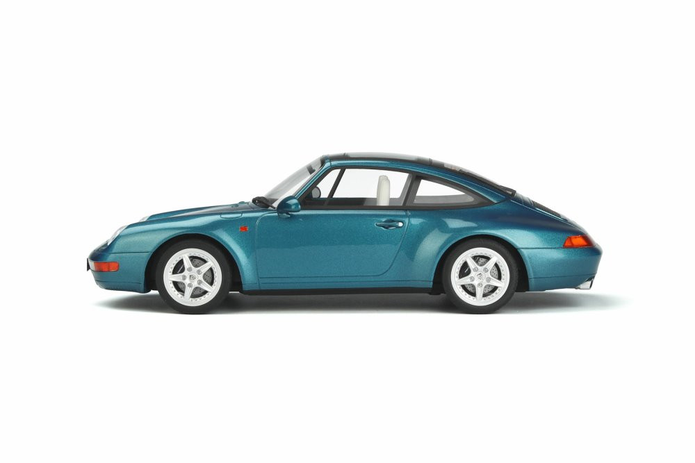 1995 Porsche 911 (993) Targa Hardtop, Turquoise Blue - GT Spirit GT350 - 1/18 scale Resin Car