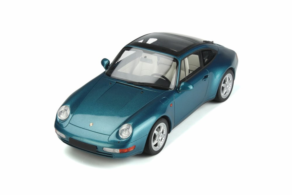 1995 Porsche 911 (993) Targa Hardtop, Turquoise Blue - GT Spirit GT350 - 1/18 scale Resin Car