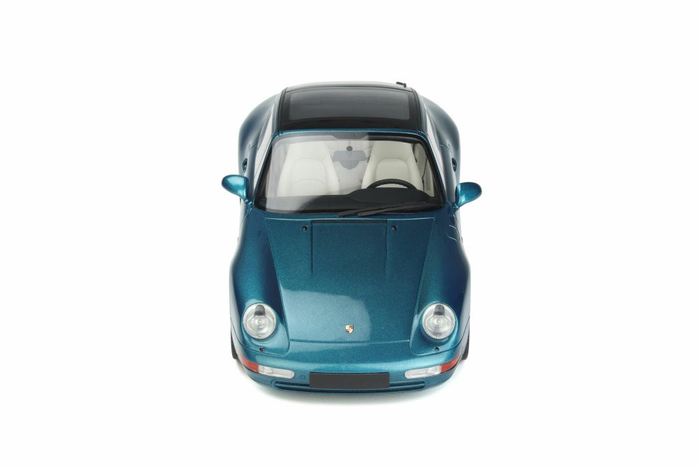 1995 Porsche 911 (993) Targa Hardtop, Turquoise Blue - GT Spirit GT350 - 1/18 scale Resin Car