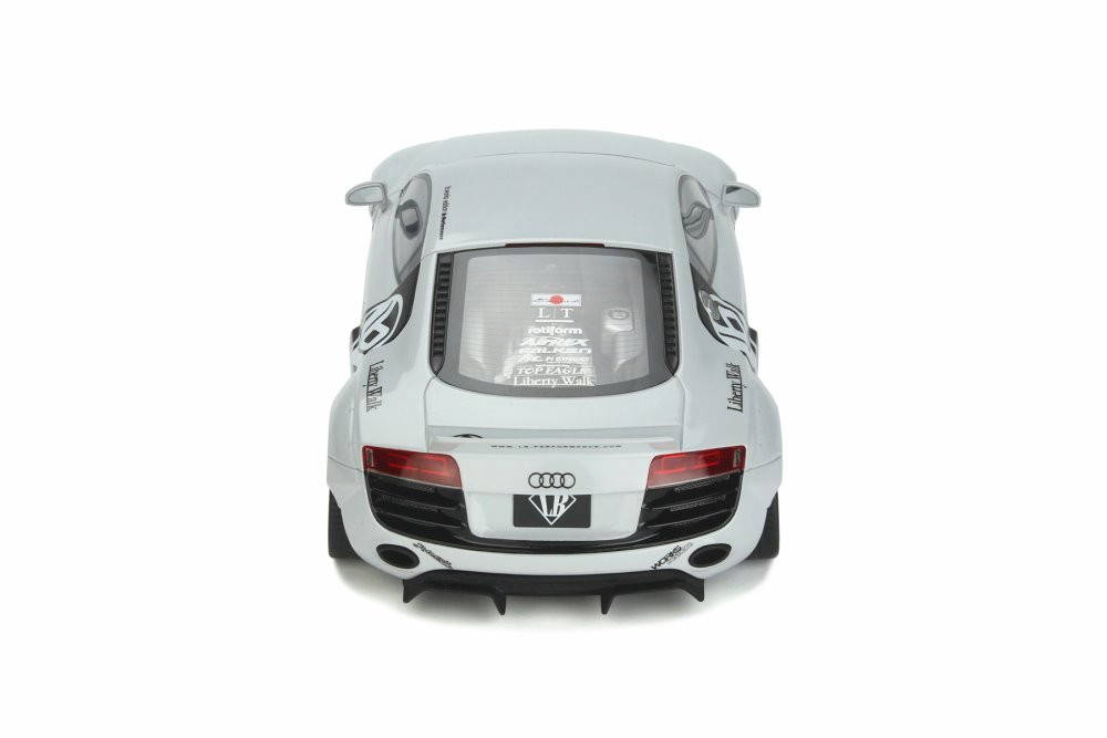 Audi R8 LB-Works Liberty Walk, Glazier White - GT Spirit GT325 - 1