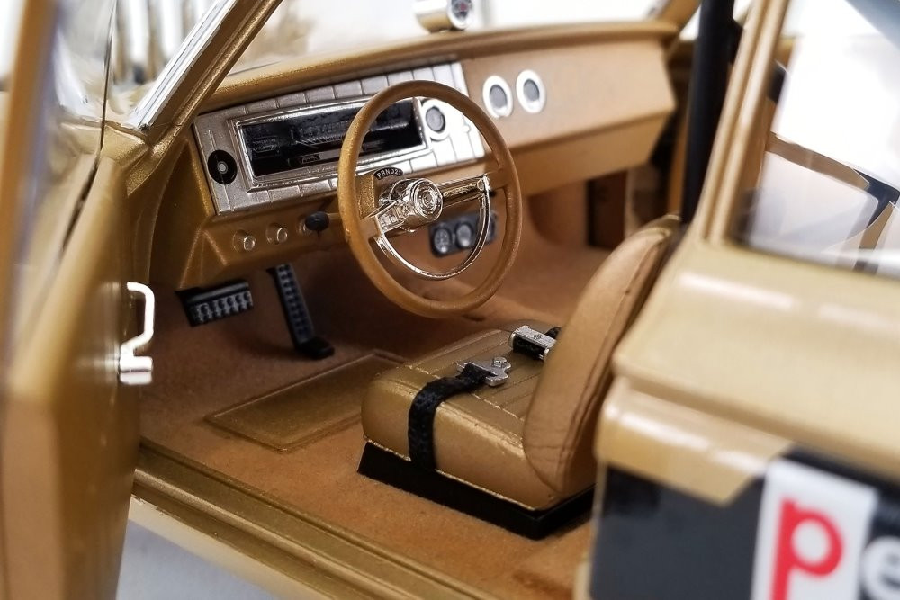 1965 Dodge Coronet AWB - Gold Rush, Gold - Acme A1806506 - 1/18 scale Diecast Model Toy Car