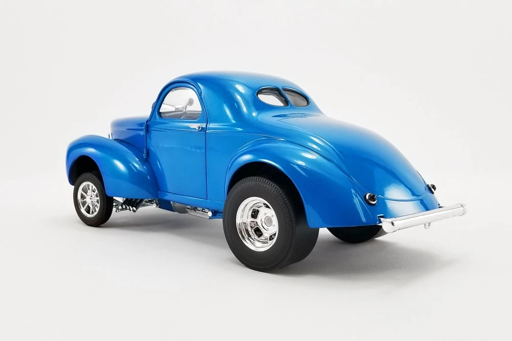 Custom 1941 Gasser, Cosmic Dust Blue - Acme A1800921 - 1/18 scale Diecast Model Toy Car