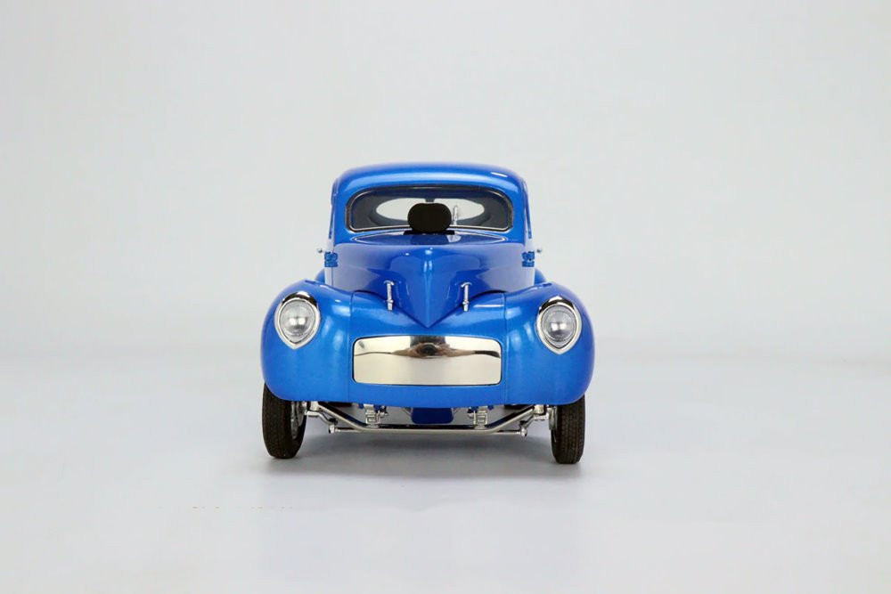 Custom 1941 Gasser, Cosmic Dust Blue - Acme A1800921 - 1/18 scale Diecast Model Toy Car