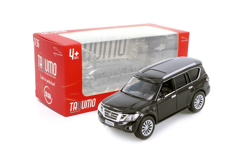Nissan Patrol Y62, Black - Tayumo TM15214BK - 1/36 scale Diecast Model Toy Car