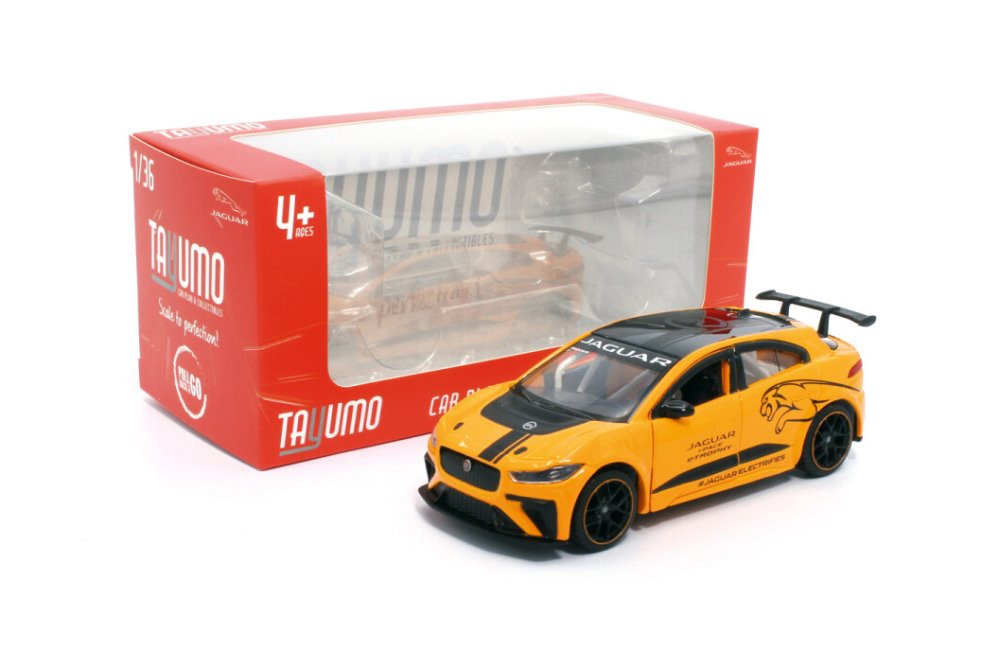 Jaguar I-Pace eTrophy, Orange - Tayumo TM00024OR - 1/36 scale Diecast Model Toy Car