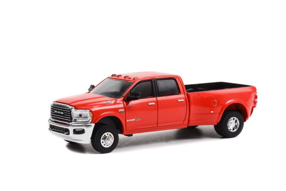 2021 Dodge Ram 3500 Dually, Red - Greenlight 46090E/48 - 1/64 scale Diecast Model Toy Car