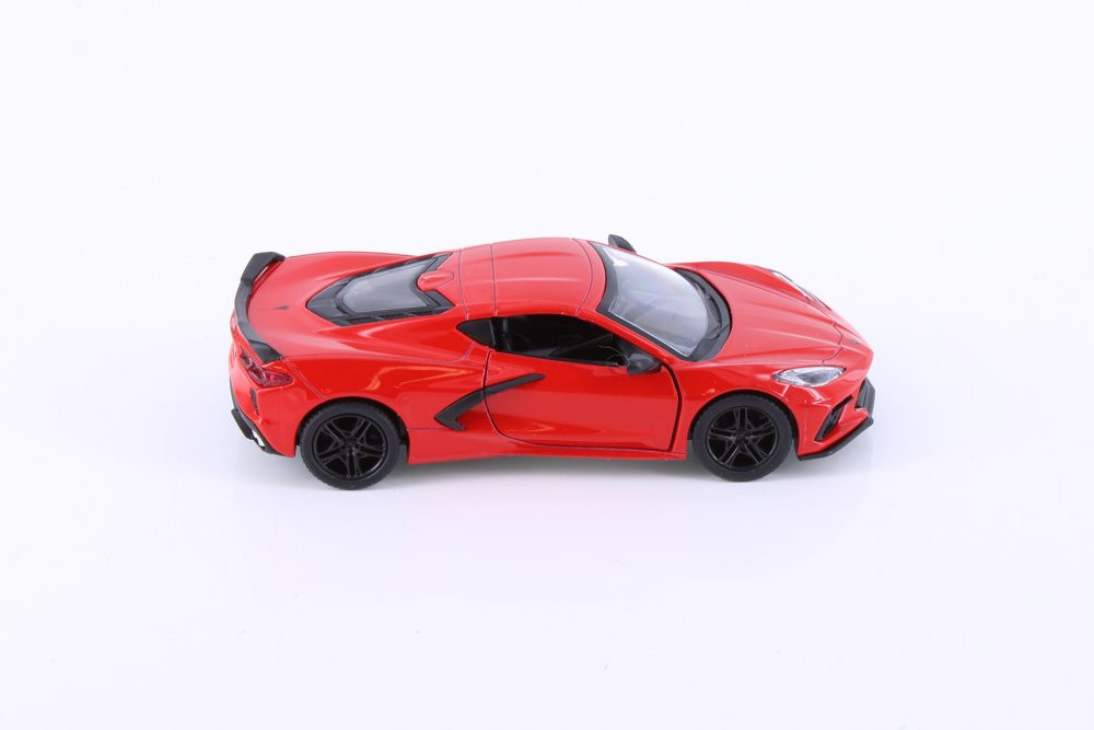 Kinsmart 2021 Chevrolet Corvette Diecast Car Set - Box of 12 1/36 Scale Diecast Model Cars, Assorted Colors