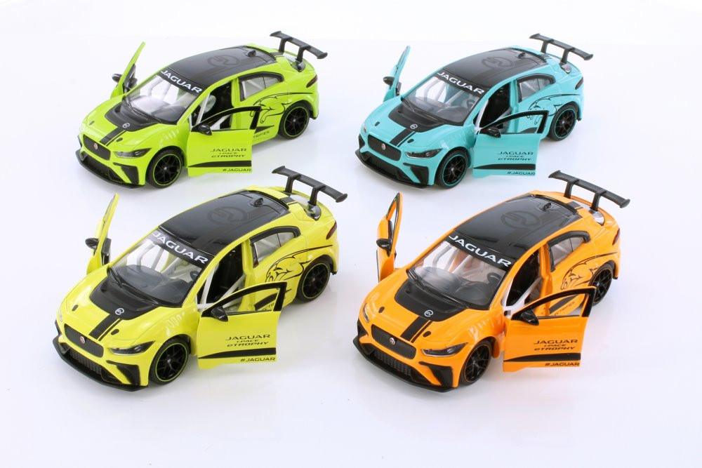Jaguar I-Pace eTrophy Diecast Car Set - Box of 12 1/36 Scale