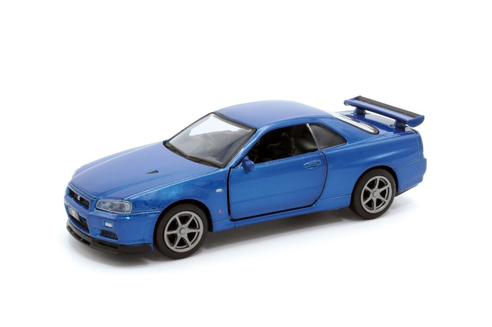 ミニカー NISSAN SKYLINE GT-R (R34) V-SPEC II Nissan Skyline GT-R34 V Spec II Car Set Box of 12 1/36 Scale