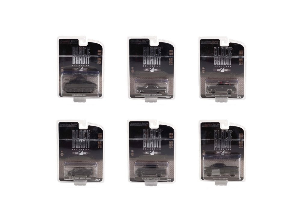 Greenlight Black Bandit Series 26 Diecast Car Set - Box of 6