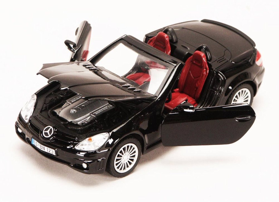 モーターマックス　メルセデスベンツSLK55 AMG Motormax Mercedes Benz SLK55 AMG Convertible Black 1/24