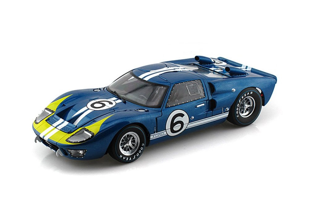 1966 Ford GT-40 MK II Le Mans #6, Blue - Shelby Collectibles SC416BU - 1/18  scale Diecast Car