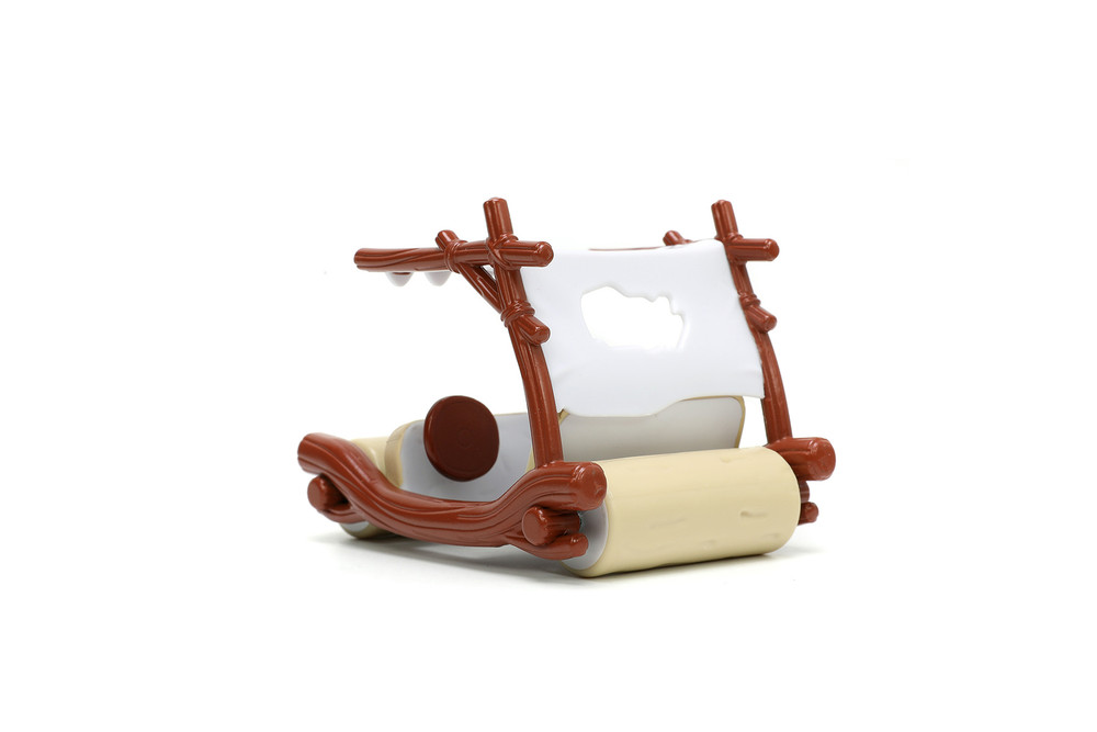 Flintmobile w/ Fred Flintstone Figurine, The Flintstones - Jada Toys 33382 - 1/32 scale Diecast Car