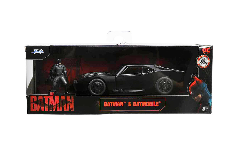 Batmobile with Batman Diecast Figurine, The Batman - Jada Toys 32042 - 1/32 scale Diecast Car