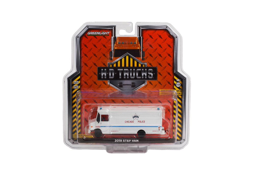Chicago Police Department  2019 Step Van, White - Greenlight 33230C - 1/64 scale Diecast Car