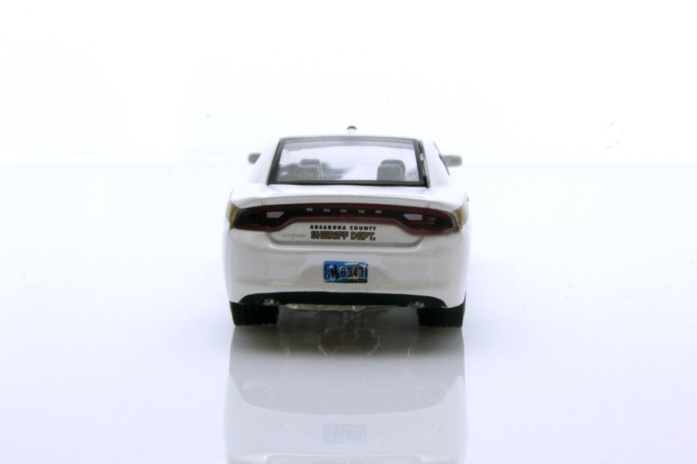 2015 Dodge Charger Pursuit, White - Greenlight 30335/48 - 1/64 scale Diecast Model Toy Car