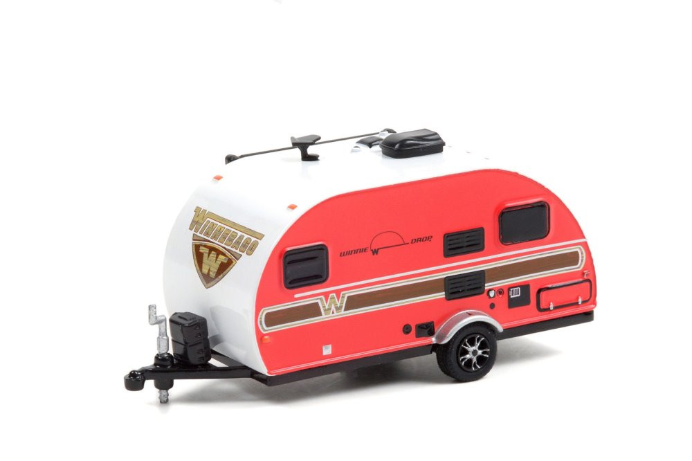 2017 Winnebago Winne Drop, Red and White - Greenlight 34110E/48 - 1/64 scale Diecast Model Toy Car