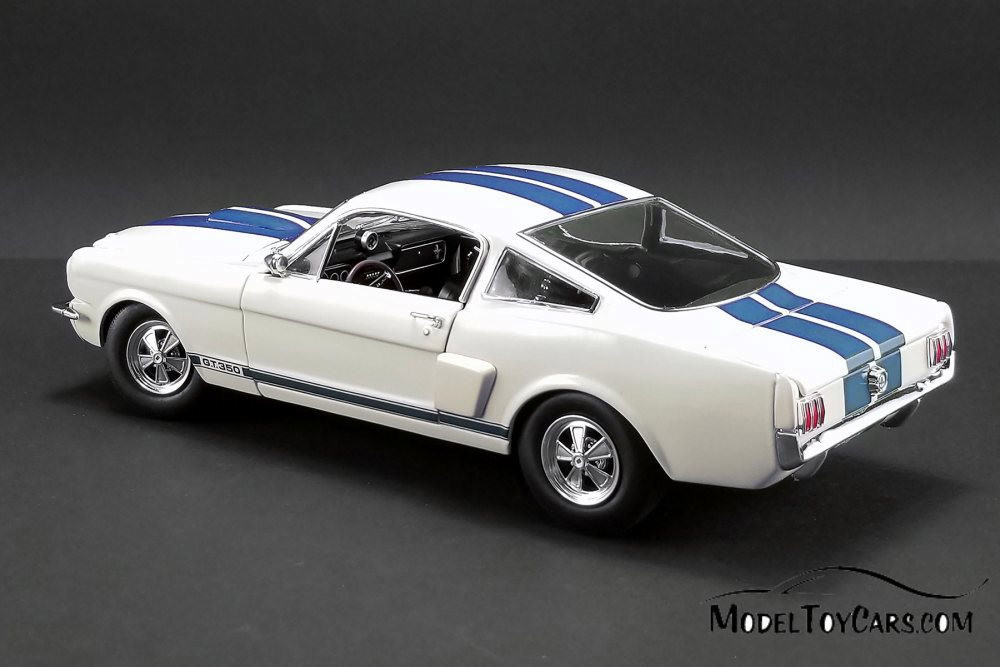 1966 Shelby GT350 Supercharged, White with Blue stripes - Acme