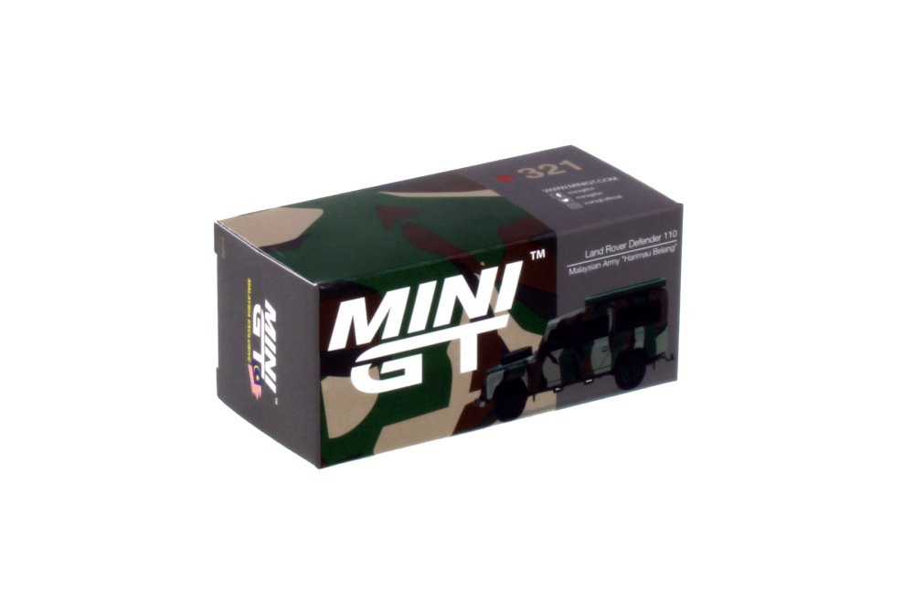ミニカー MINI GT Land Rover Defender 110 Malaysia UNBOXING DIECAST MINI GT LAND ROVER DEFENDER 110 MALAYSIAN