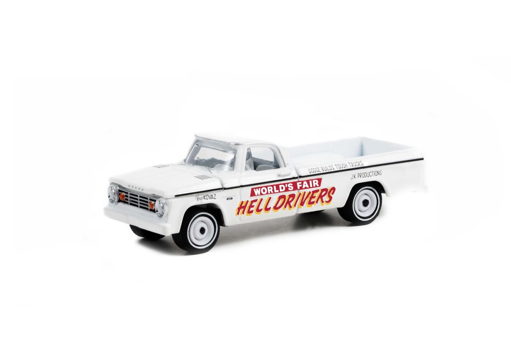 1966 Dodge D-100 Pickup Truck, White - Greenlight 30331/48