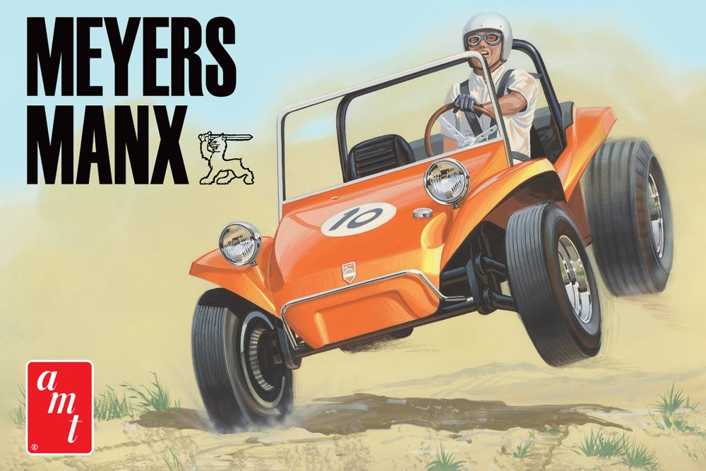 Meyers Manx Dune Buggy 3-in-1, White - AMT AMT1320/12 - 1/25 scale