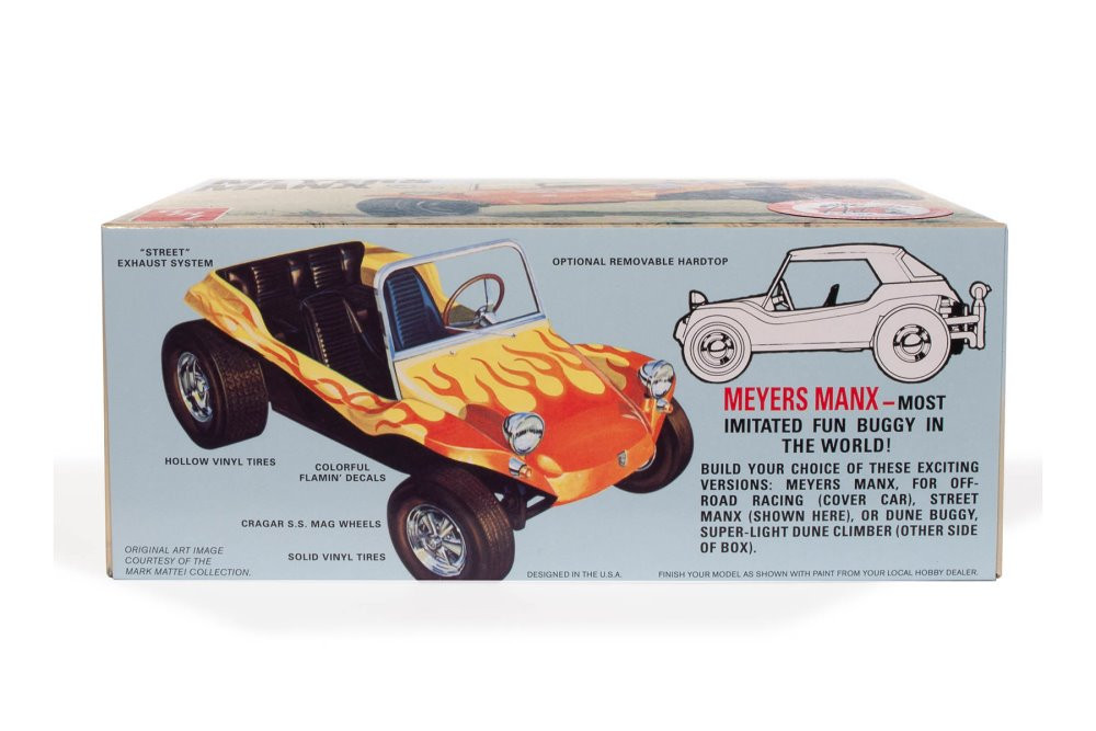 Meyers Manx Dune Buggy 3-in-1, White - AMT AMT1320/12 - 1/25 scale