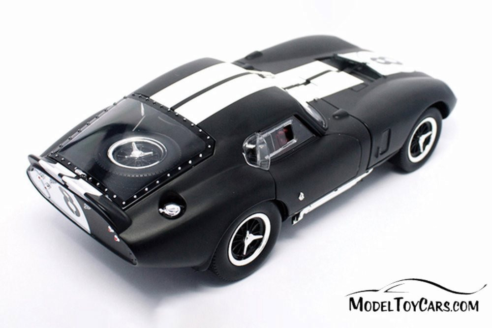 1965 Shelby Cobra Daytona Coupe, Matte Black - Lucky Road Signature 92408MBK - 1/18 scale Diecast Model Toy Car