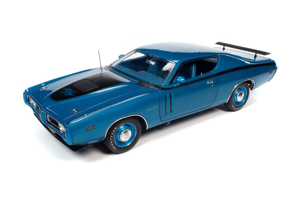1971 Dodge Charger R/T , GB5 Bright Metallic Blue - Auto World