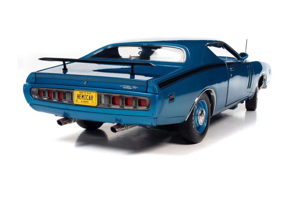 1971 Dodge Charger R/T , GB5 Bright Metallic Blue - Auto World