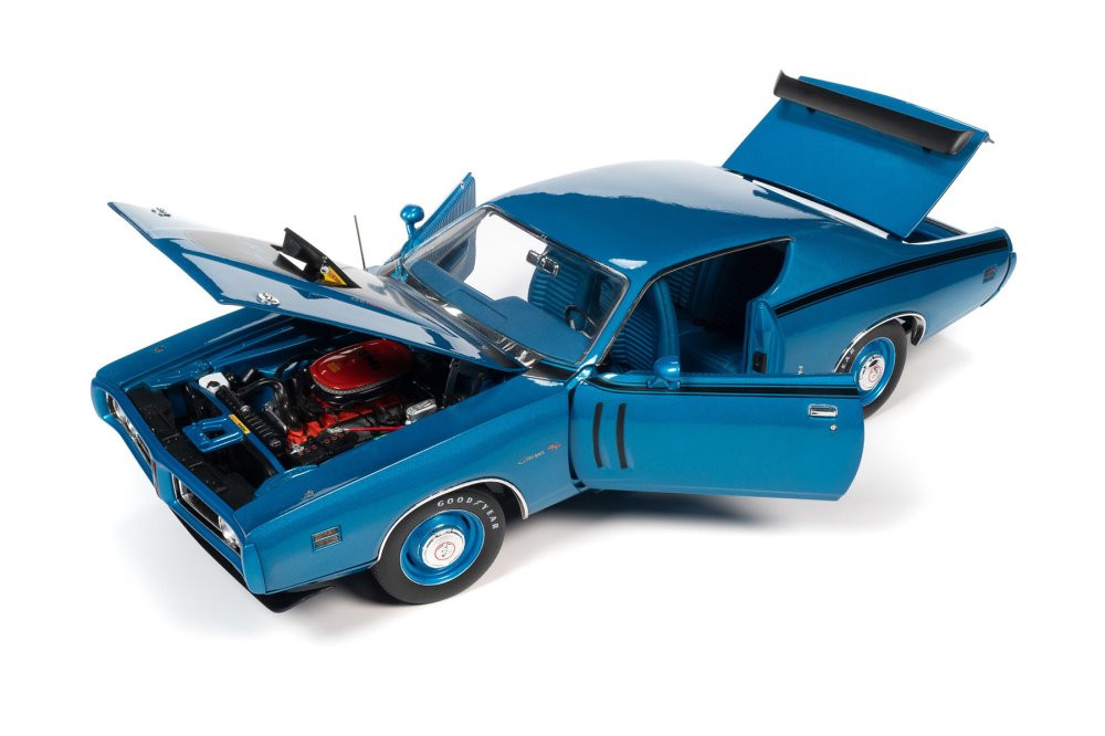 1971 Dodge Charger R/T , GB5 Bright Metallic Blue - Auto World