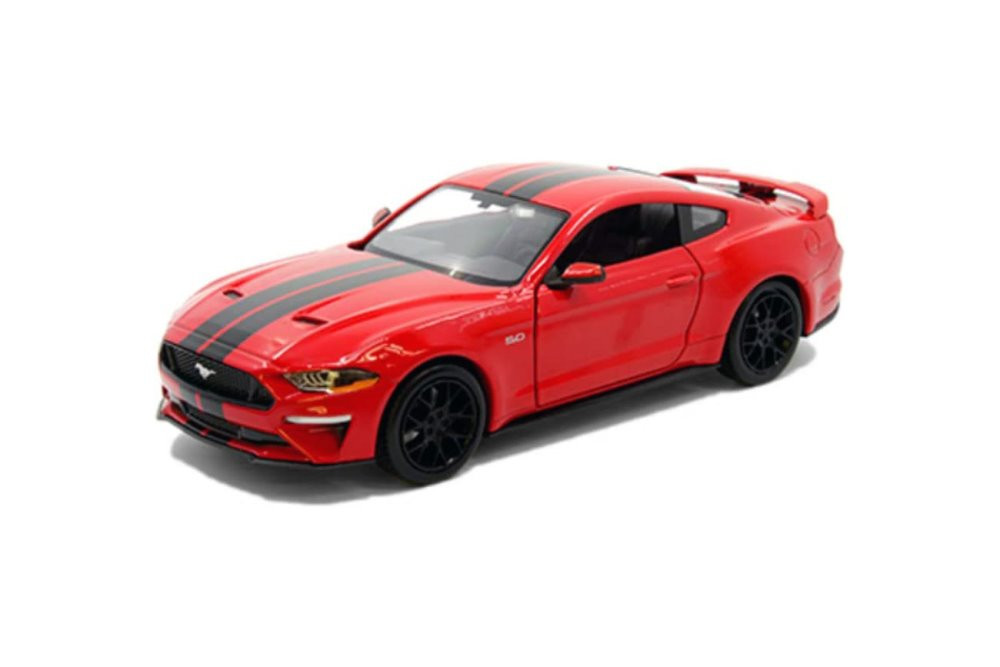 2018 Ford Mustang GT Hardtop, Red - Showcasts 79352R - 1/24 scale Diecast Model Toy Car