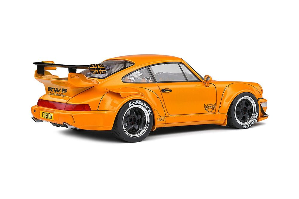 2016 Porsche 964 RWB - Hibiki, Orange - Solido S1807501 - 1/18