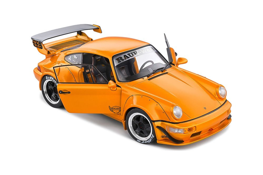 2016 Porsche 964 RWB - Hibiki, Orange - Solido S1807501 - 1/18 scale Diecast Model Toy Car