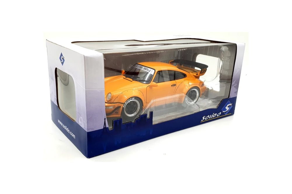 2016 Porsche 964 RWB - Hibiki, Orange - Solido S1807501 - 1/18 scale Diecast Model Toy Car