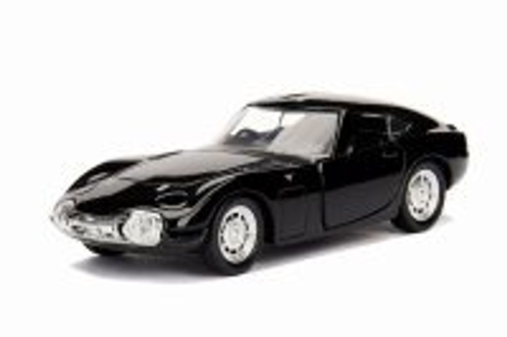 1967 Toyota 2000 GT Hard Top, Black - Jada 30374WA1 - 1/32 scale Diecast Model Toy Car