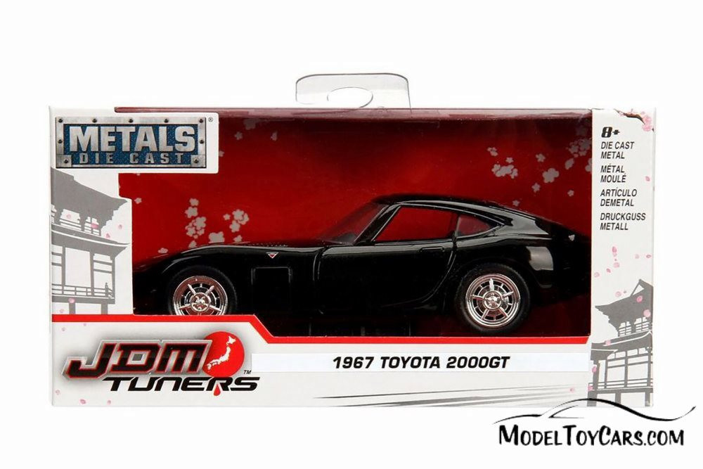 1967 Toyota 2000 GT Hard Top, Black - Jada 30374WA1 - 1/32 scale