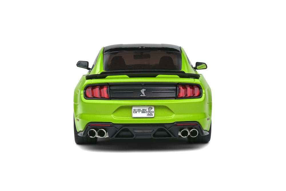 2020 Ford Mustang Shelby GT500, Grabber Lime Green - Solido S1805902 - 1/18 scale Diecast Car