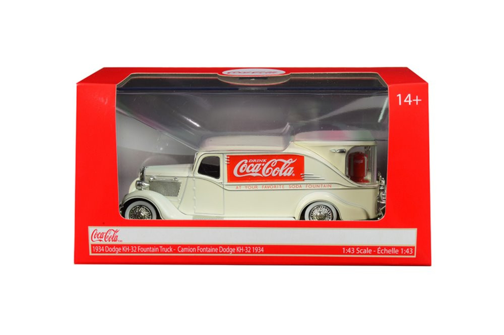 1934 Dodge KH-32 Fountain Truck, White - Motor City Classics 443934 - 1/43 scale Diecast Car