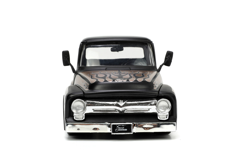 1956 Ford F-100, Matte Black and Champagne - Jada Toys 34026/4 - 1/24 scale Diecast Car