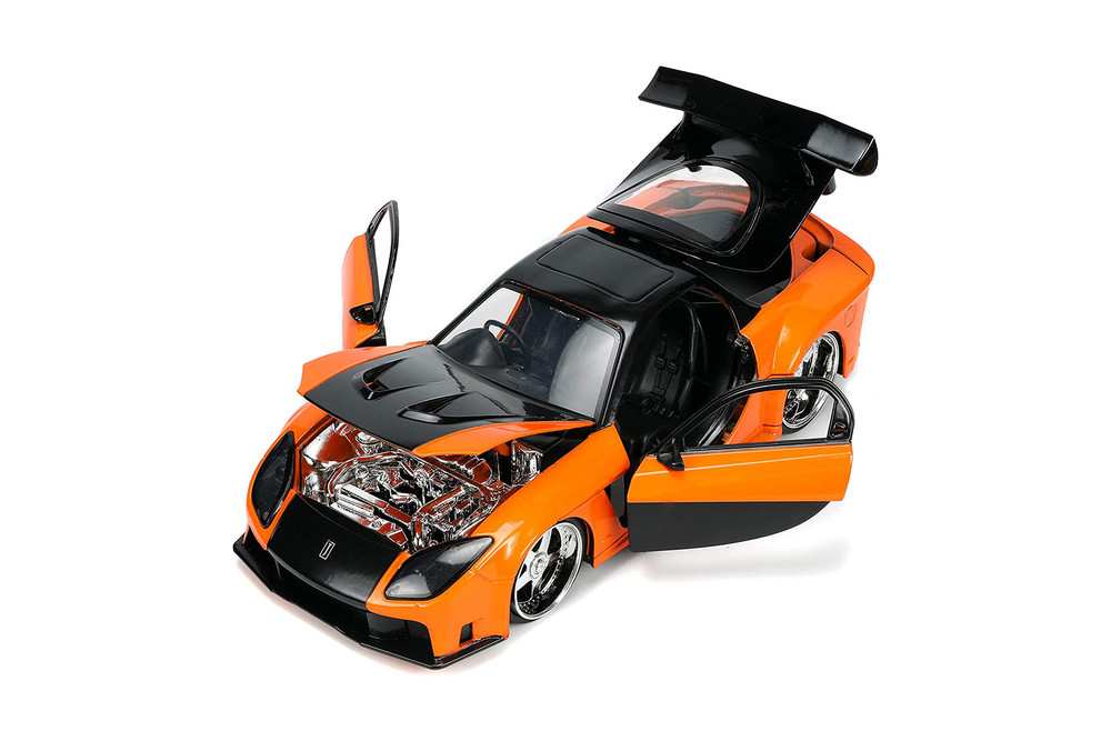 1995 Mazda RX-7 Widebody RHD w/Han Figure, Fast & Furious, Jada