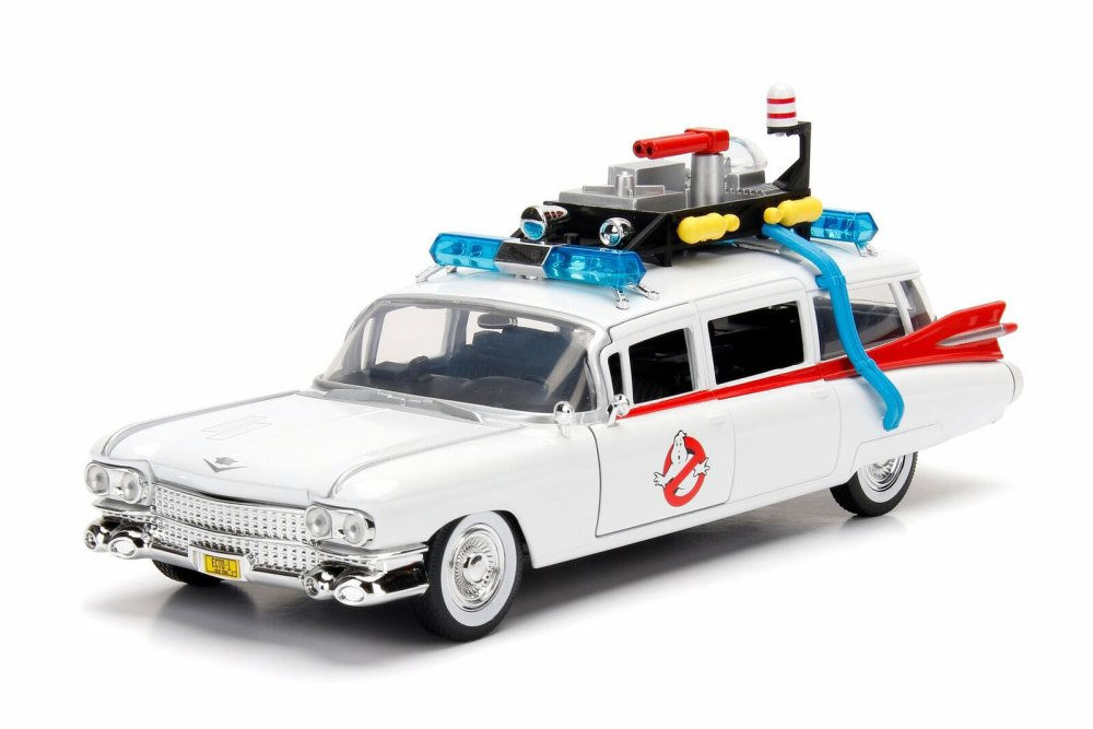 Cadillac Ecto-1 Ambulance, White - Jada 99731 - 1/24 Scale Diecast Model Toy Car