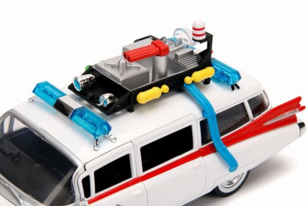 Cadillac Ecto-1 Ambulance, White - Jada 99731 - 1/24 Scale Diecast Model Toy Car