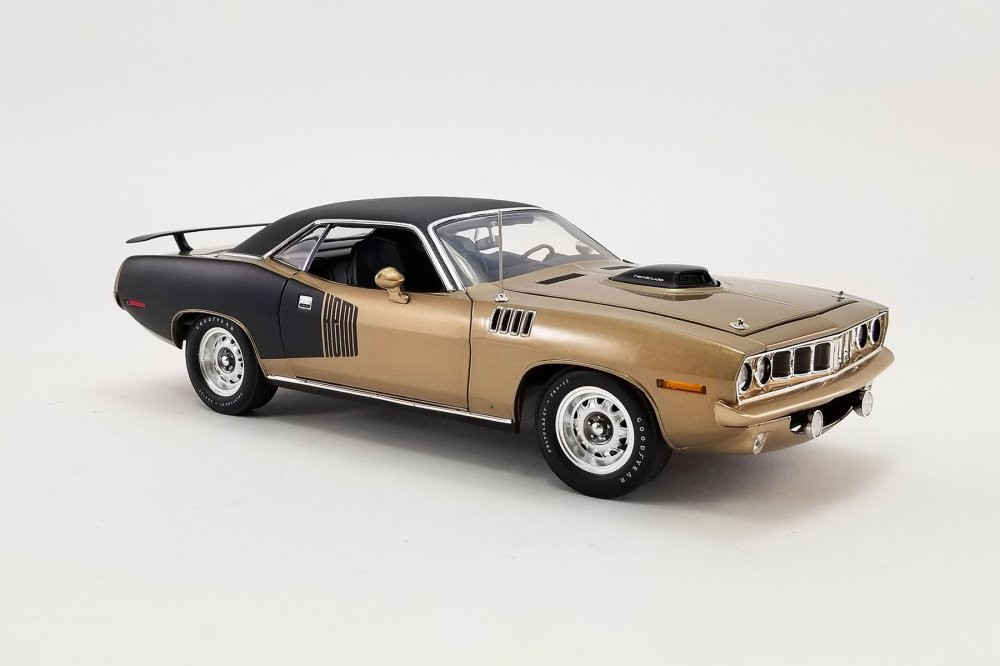 1971 Plymouth Hemi Barracuda w/ Vinyl Top, Gold Leaf - Acme