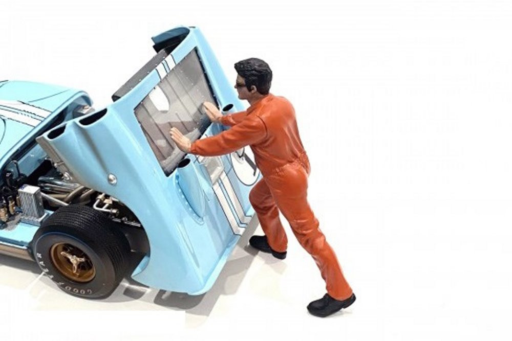 Mechanic Ken Figure, Orange - American Diorama 23902OR - 1/24 scale Figurine - Diorama Accessory